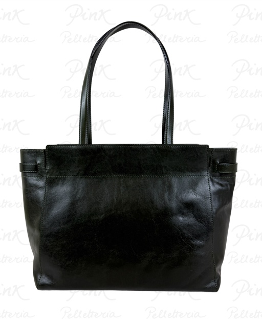 THE BRIDGE Woman Isotta Shopping Bag 04643501-I2 Tirolo