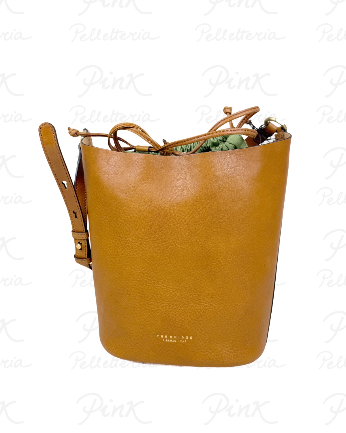 THE BRIDGE Woman Luce Soft Bucket 042336D3-15 Cognac