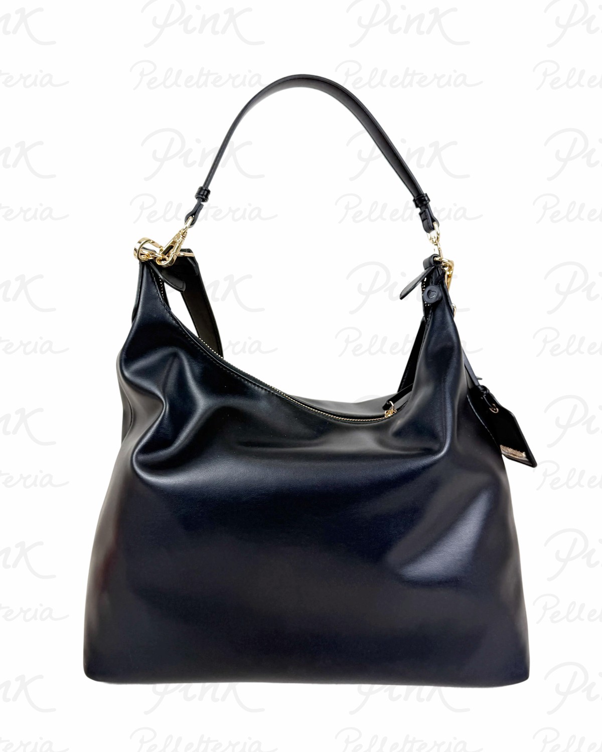 TWINSET Basic With Tag Hobo Bag 261TD8471 00006 Nero
