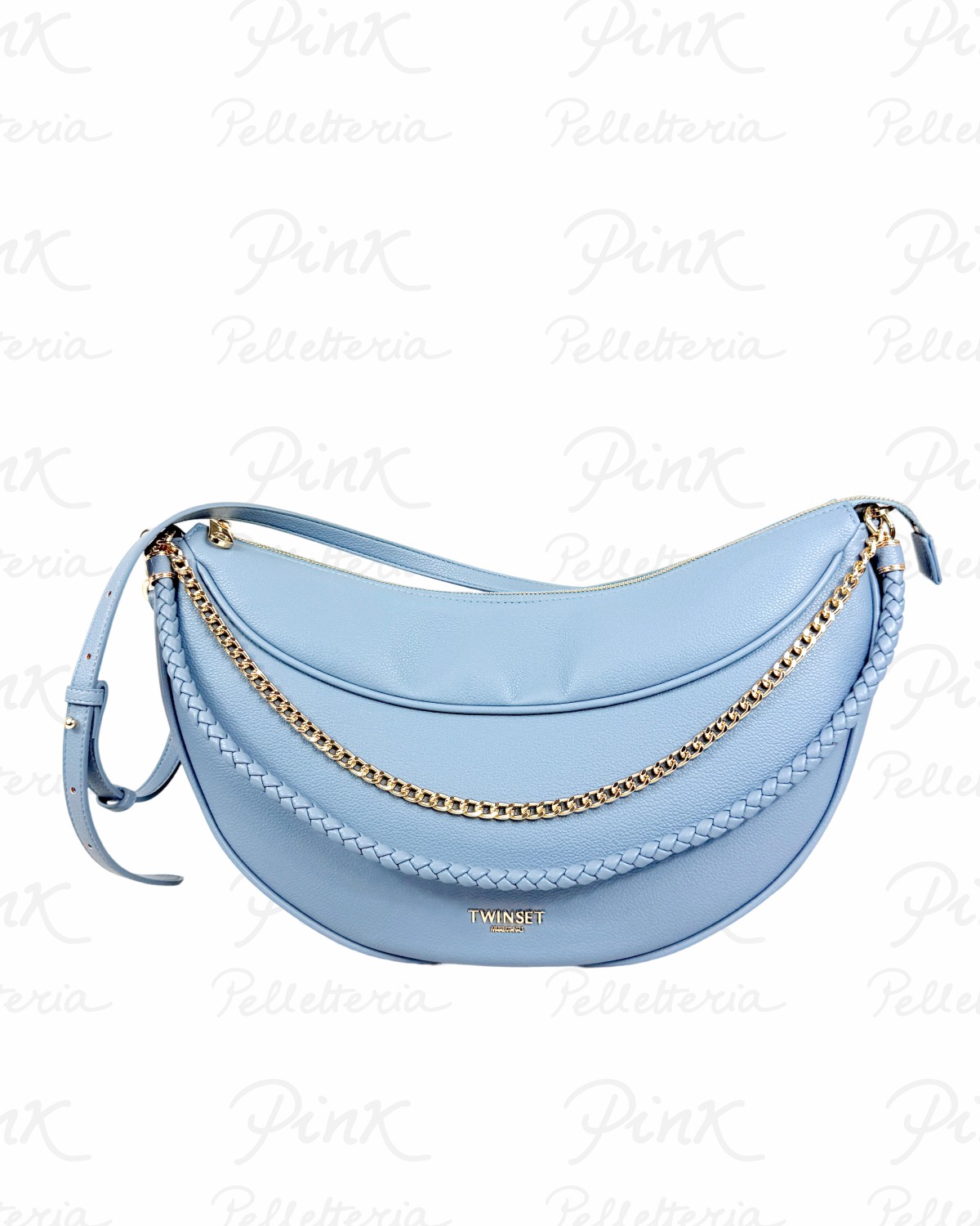 TWINSET Louise Sottospalla 261TD8014 00033 Azzurro Cenere