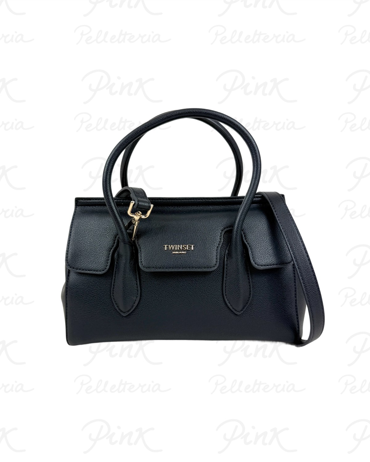 TWINSET Madame Medium Borsa Mano cTracolla 261TB7221 00006 Nero