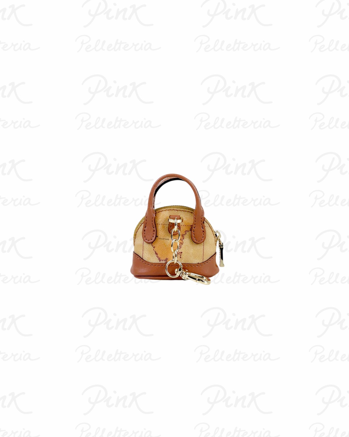 ALVIERO MARTINI PRIMA CLASSE Charm Mini Borsa a Mano PQ42-7008-0010 Naturale
