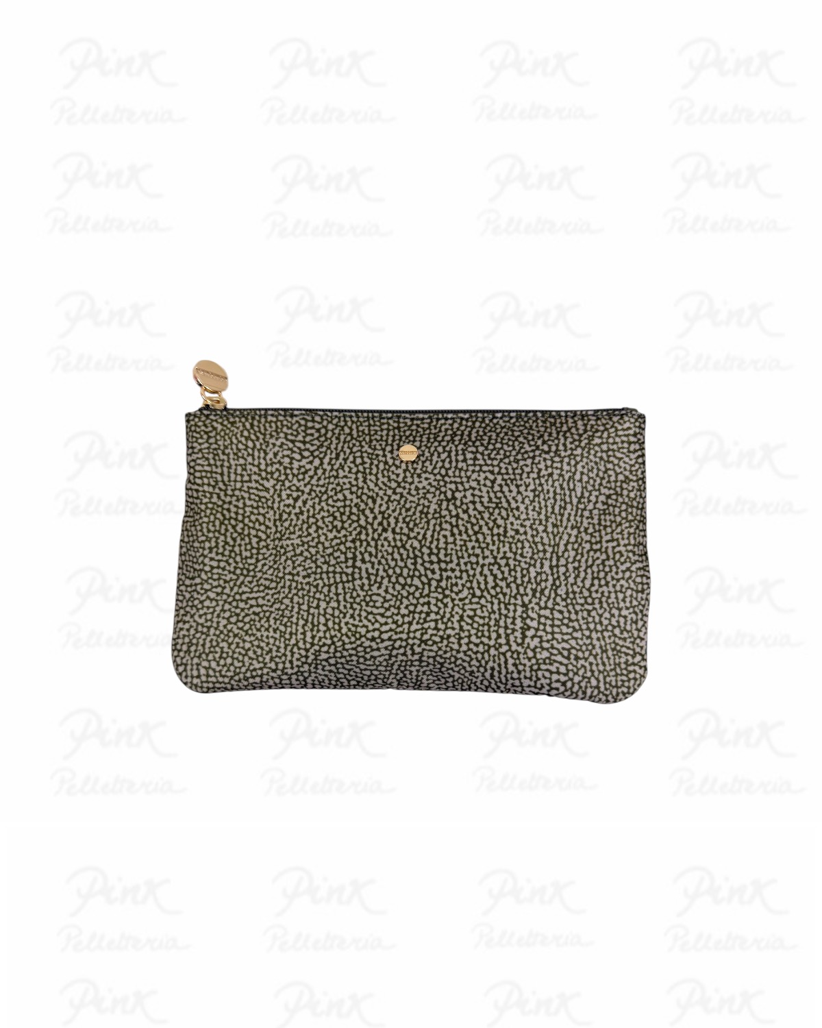 BORBONESE Classica Busta P.Documenti Tess. Recicl. St. Op/Vitello 930118I15 N41 Olive