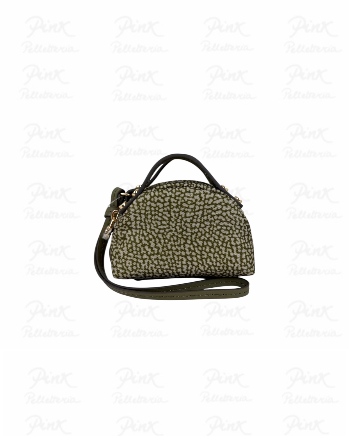 BORBONESE Portachiavi Sexy Tess. Recicl. Op/Vitello 910700080201 N41 Olive