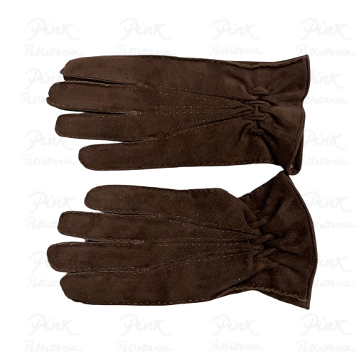 JERRY SAVED Guanti Uomo Camoscio A1/U Brown