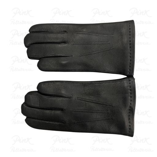 JERRY SAVED Guanti Uomo Pelle A1/U Nero