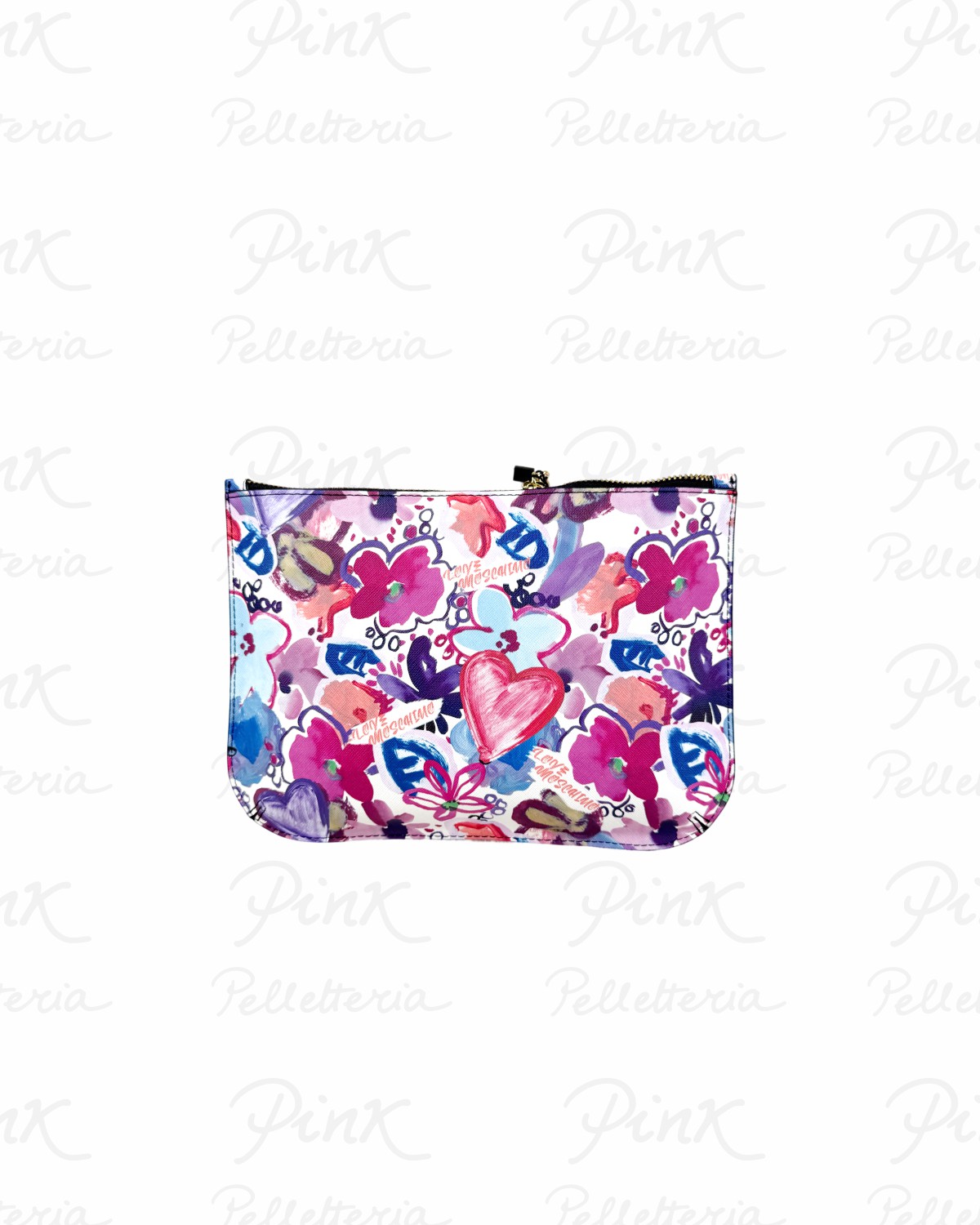 LOVE MOSCHINO Printed Bustina Colorato JC5313PP0O KT1 00A Multicolor+Nero