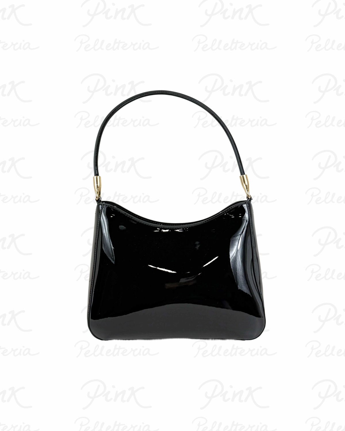LOVE MOSCHINO Pu Lucido Hobo JC4249PP0O KE1 00A Nero