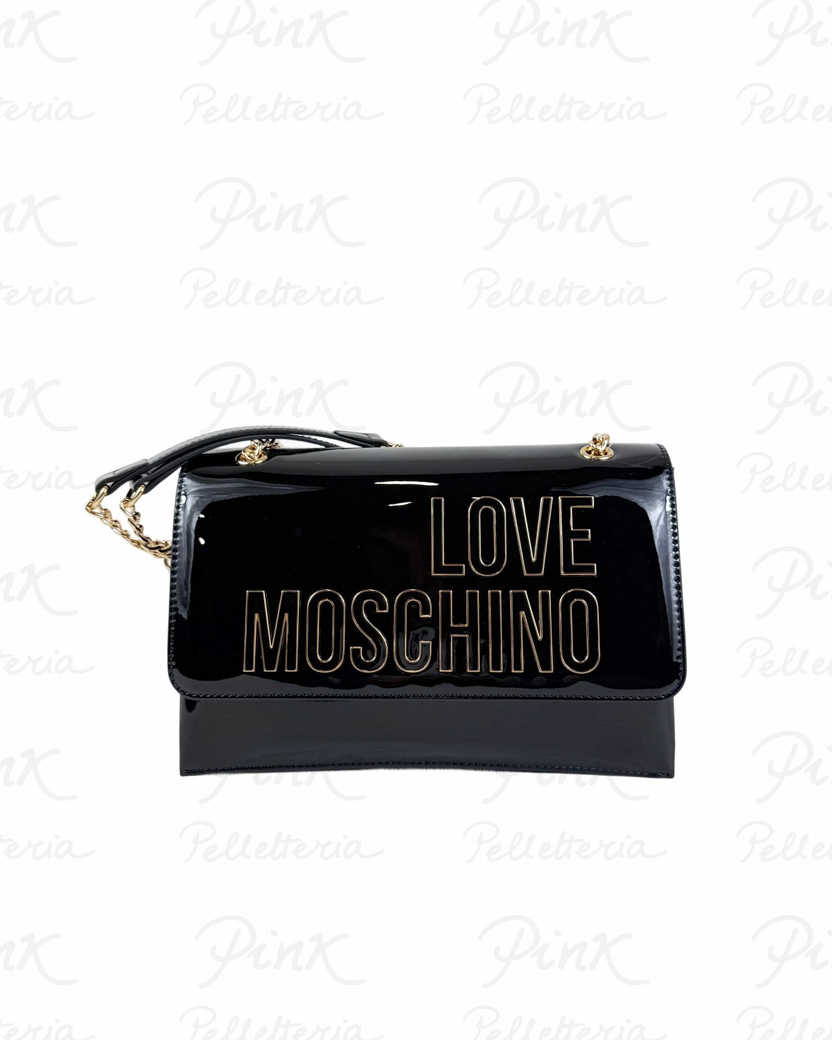 LOVE MOSCHINO Pu Lucido Sottospalla JC4246PP0O KE1 00A Nero