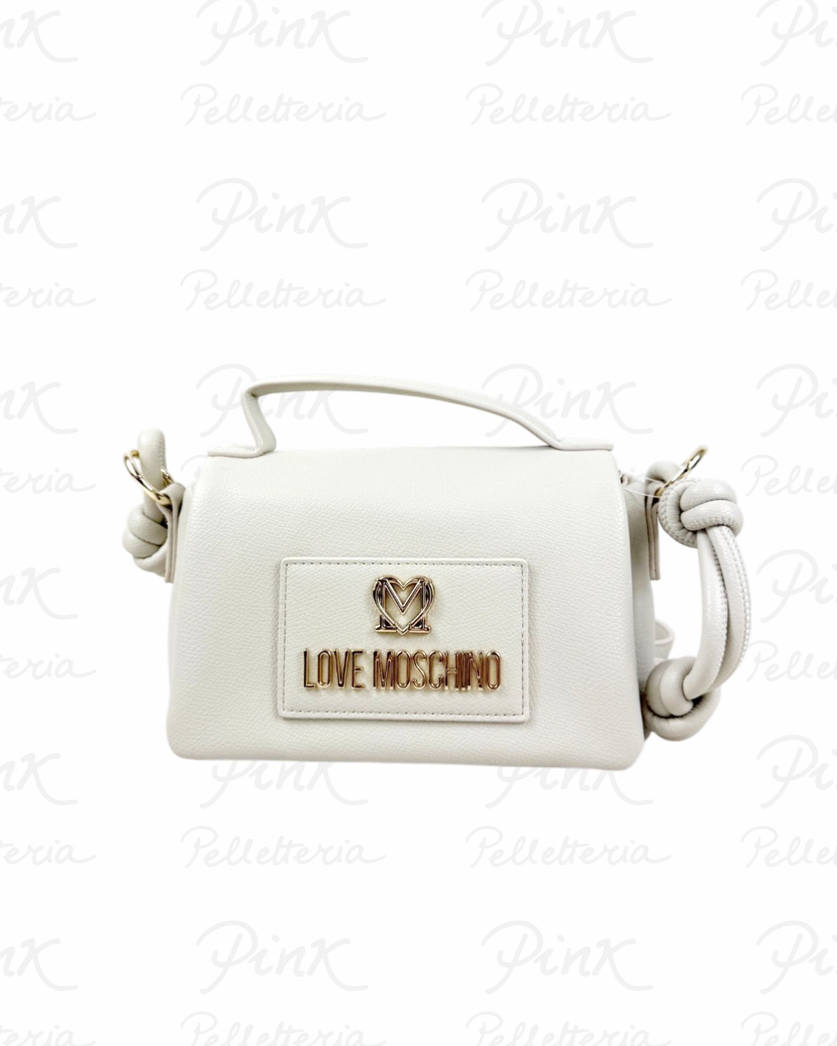 LOVE MOSCHINO Pu Top Handle JC4236PP0O KC0 110 Avorio