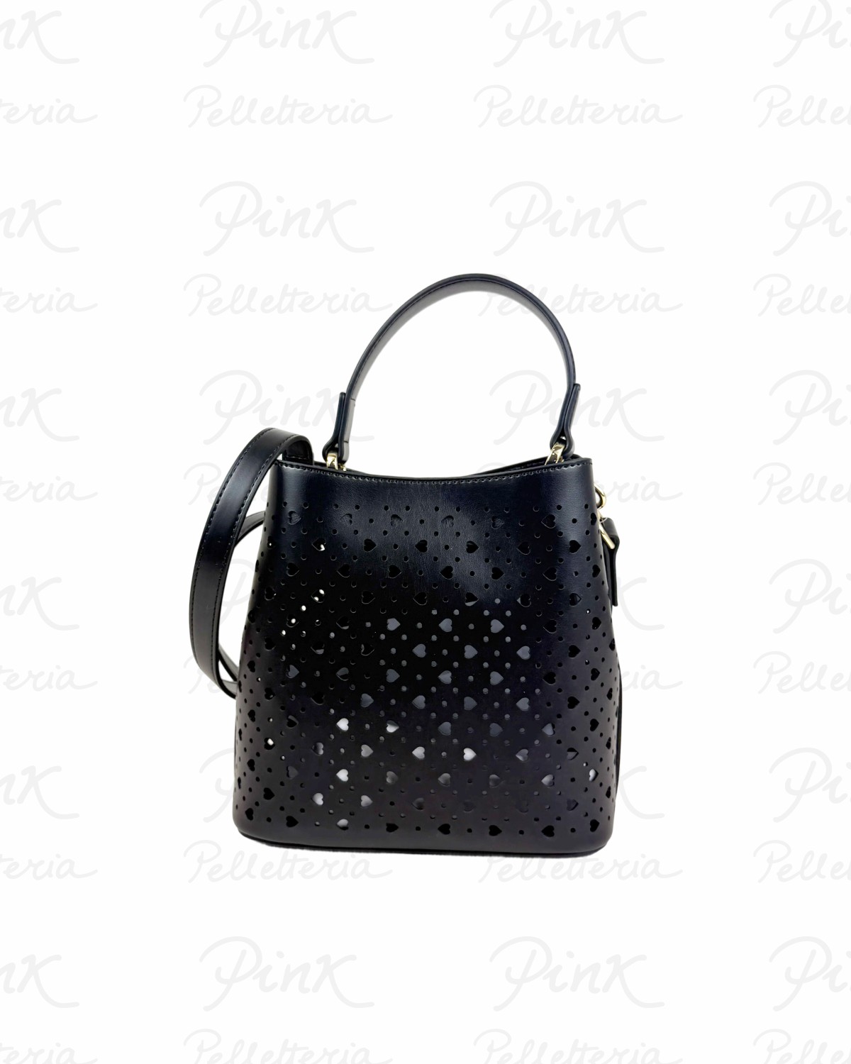 LOVE MOSCHINO Traforato Secchiello Piccolo JC4294PP0O KK0 000 Nero
