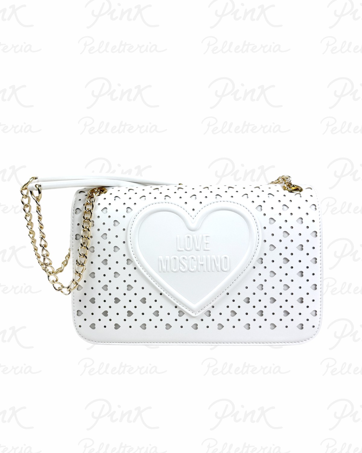 LOVE MOSCHINO Traforato Sottospalla JC4291PP0O KK0 100 Bianco