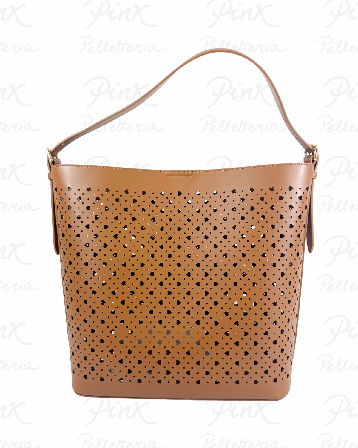 LOVE MOSCHNO Traforato Sacca JC4292PP0O KK0 200 Cuoio