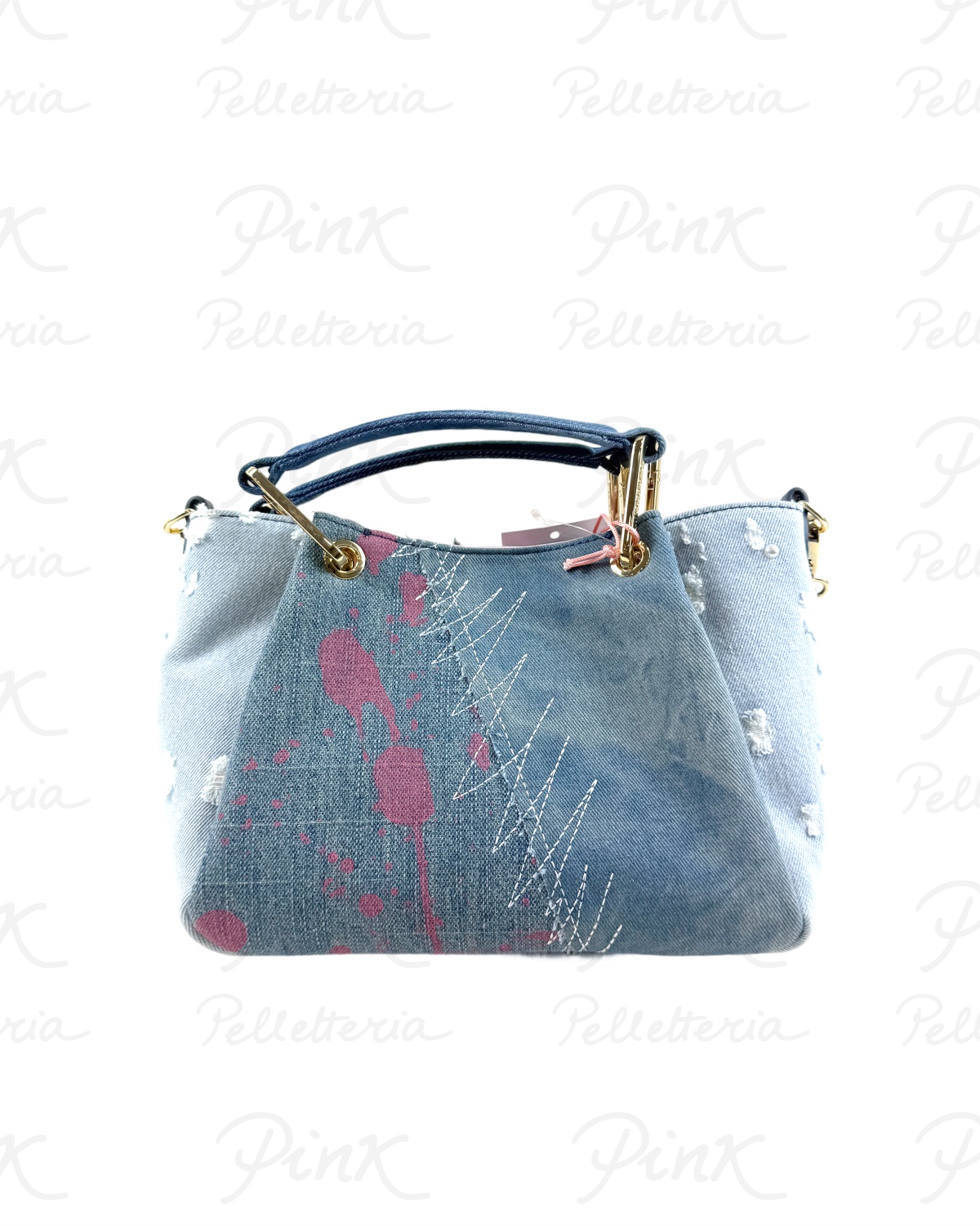 BRACCIALINI Amy Jeans Handbag S. B18820-TY-200 Blue