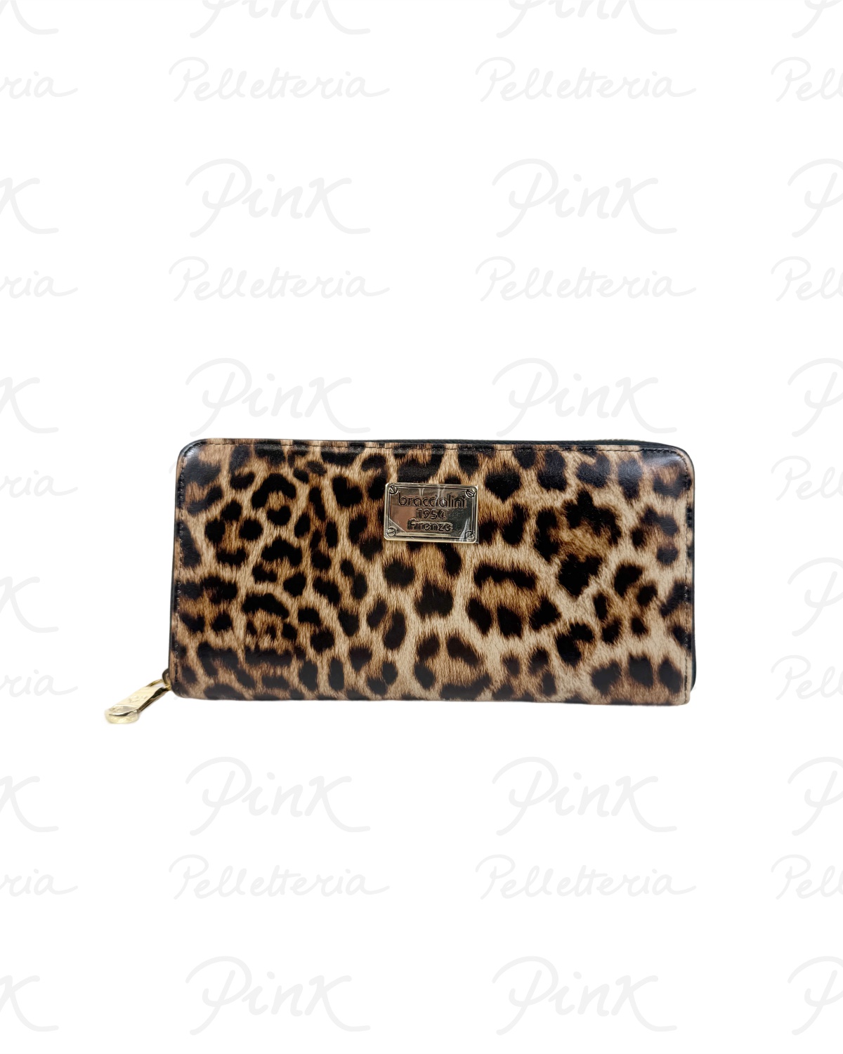 BRACCIALINI Basic Zip Around Wallet B19150_126-BA-P42 Leopard