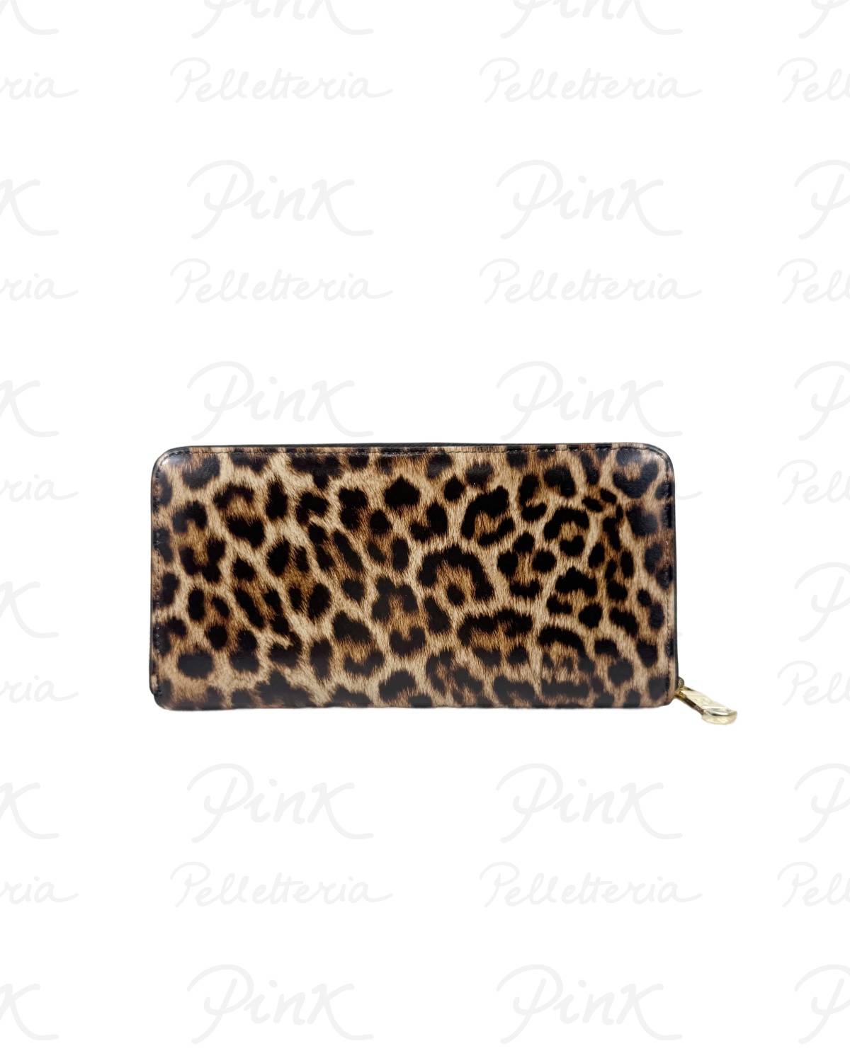 BRACCIALINI Basic Zip Around Wallet B19150_126-BA-P42 Leopard