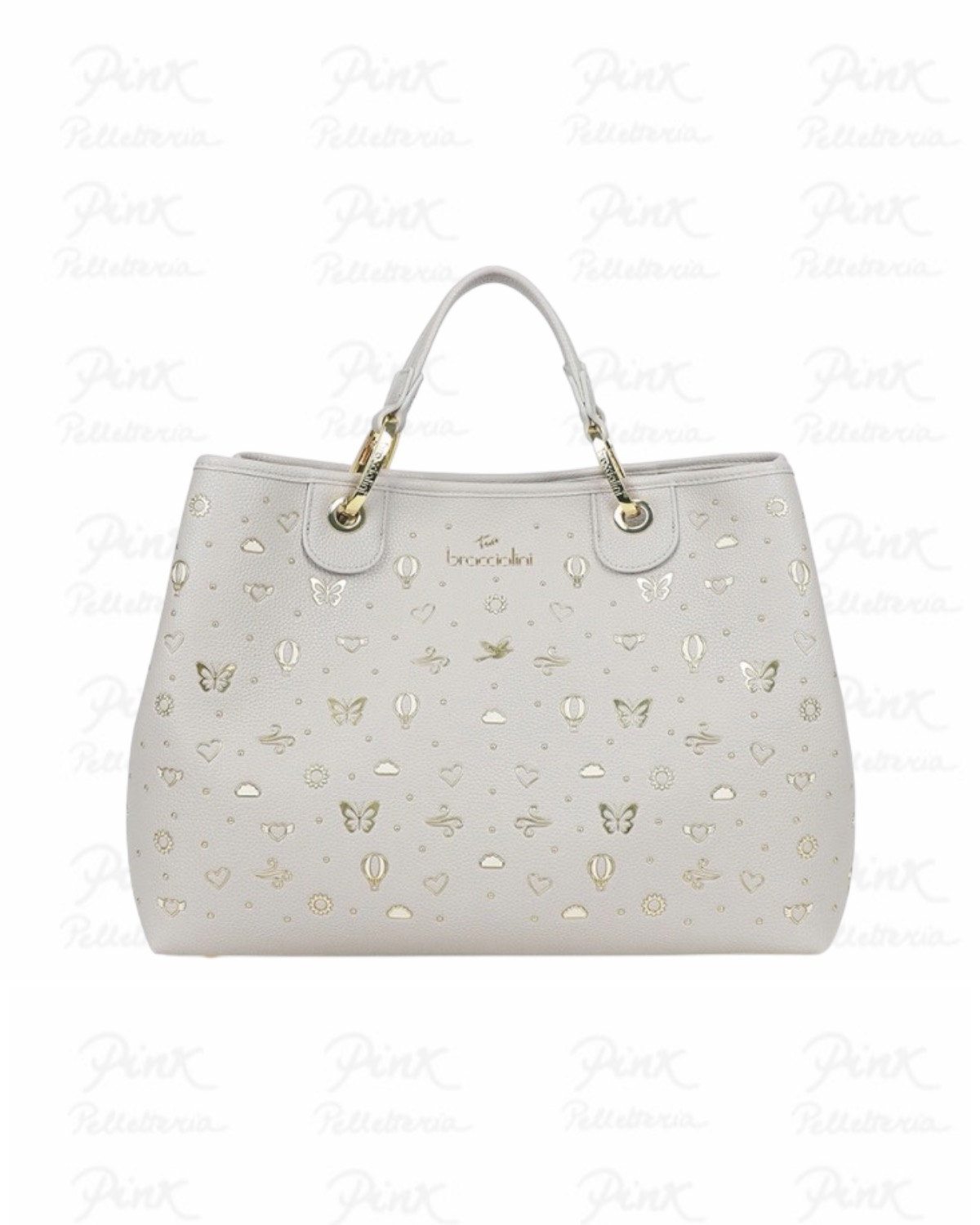 BRACCIALINI Beth Strass Handbag L. B18880-YY-107 Grey