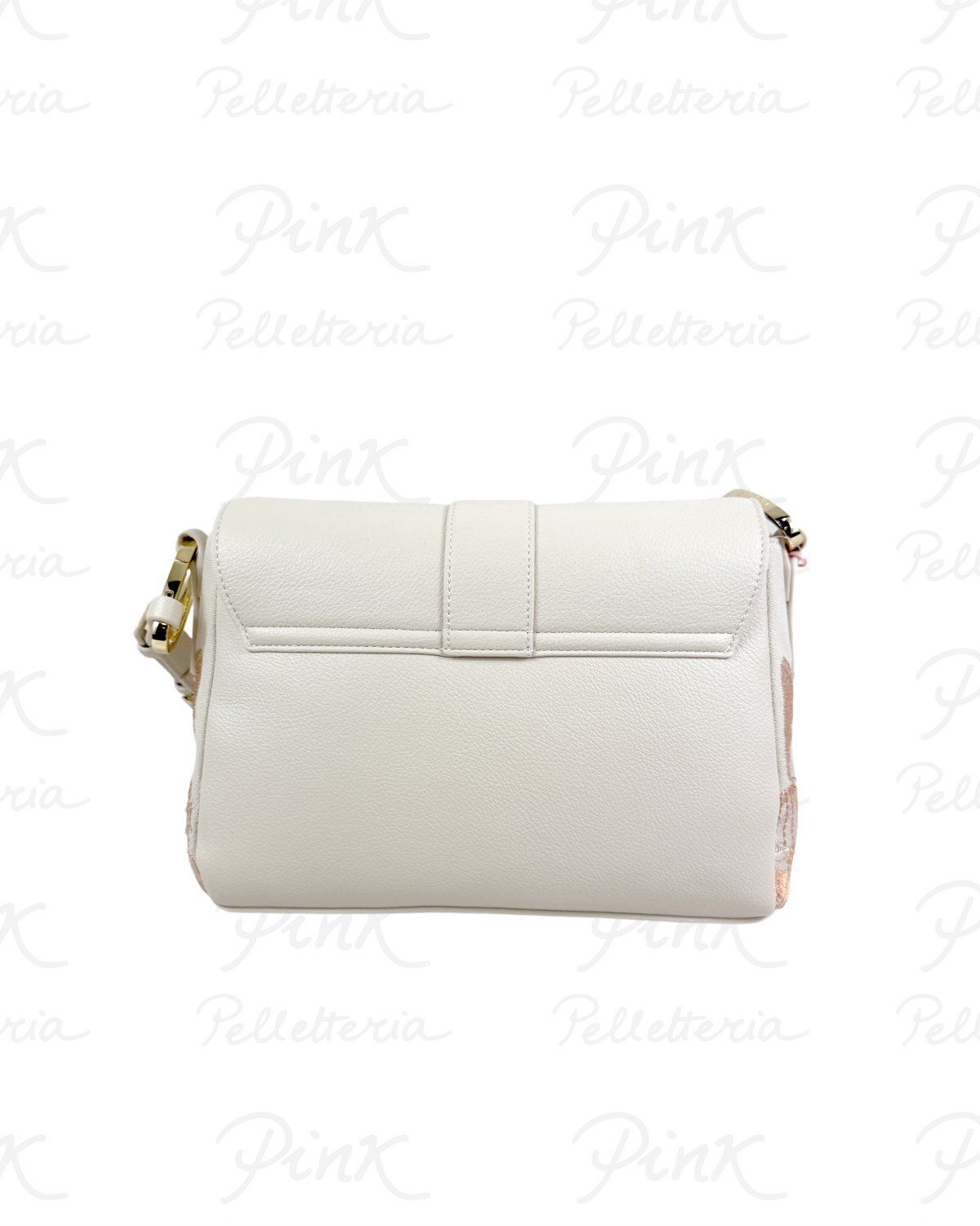 BRACCIALINI Jacquard Shoulder Bag Butterfly B19120-TY-3293 Beige