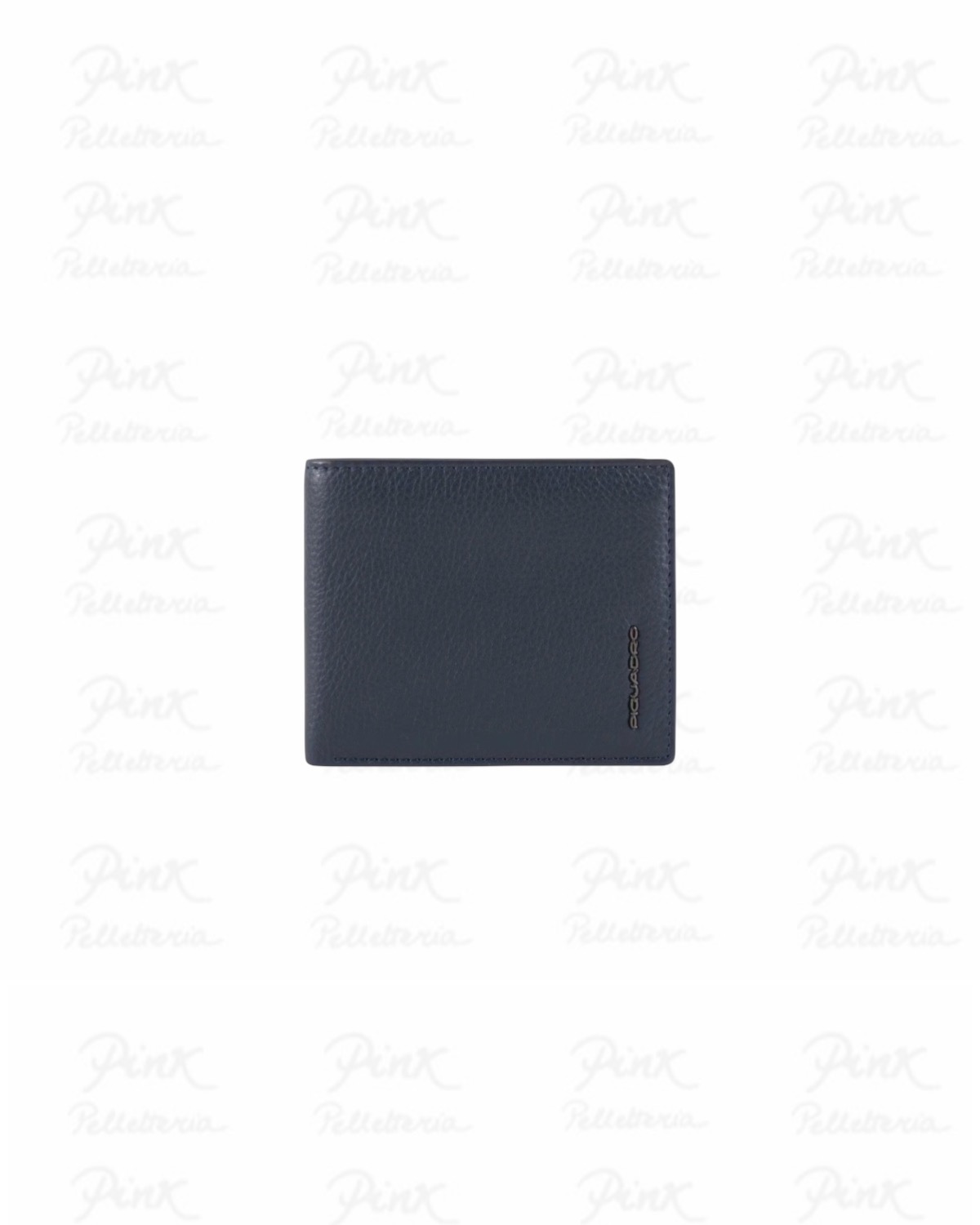 PIQUADRO Portafoglio uomo con portamonete in pelle Blu PU4188MOSR/BLU