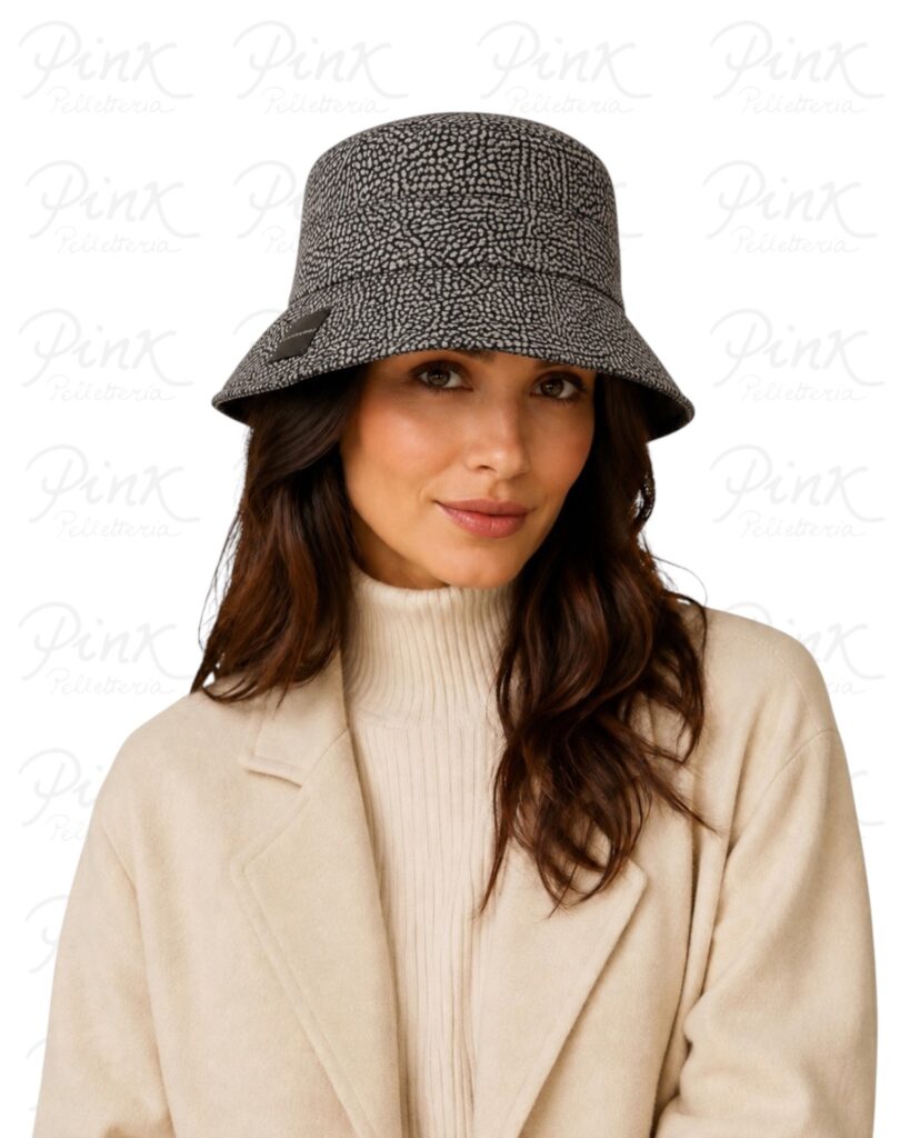 BORBONESE Cappello Pescatore 6DP095X95 M32 Catrame