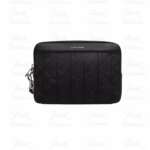 CALVIN KLEIN Man Xl Emblem Pouch LV04D1256G UB1 Black