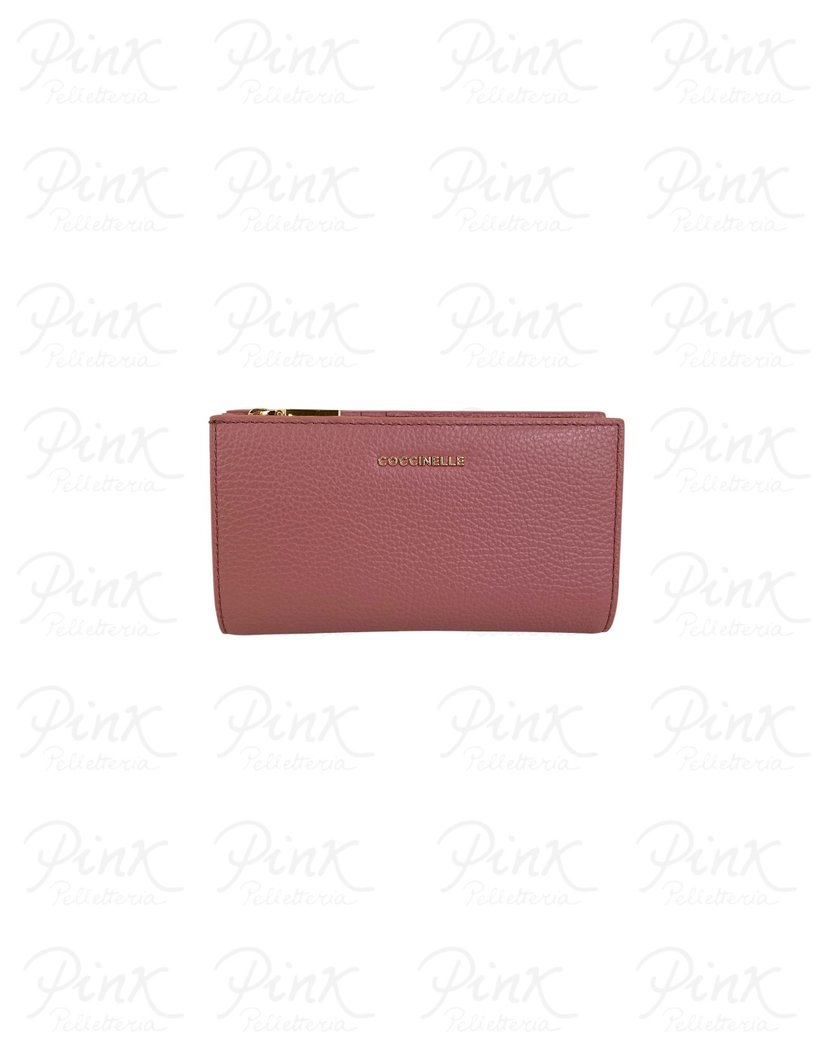 COCCINELLE Metallic Soft Portafoglio Medio E2MW511F101 P55 Winter Rose