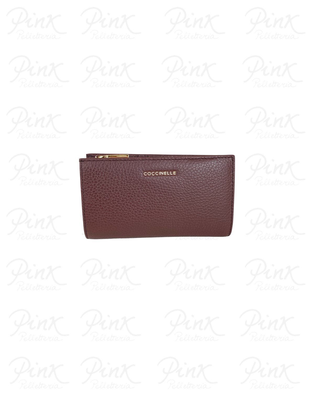 COCCINELLE Metallic Soft Portafoglio Medio E2MW511F101 R49 Berry