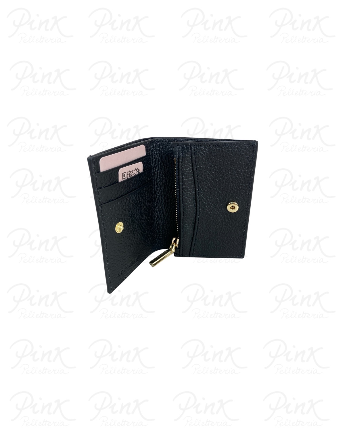 COCCINELLE Metallic Soft Portafoglio Piccolo E2MW5113101 001 Noir - immagine 2