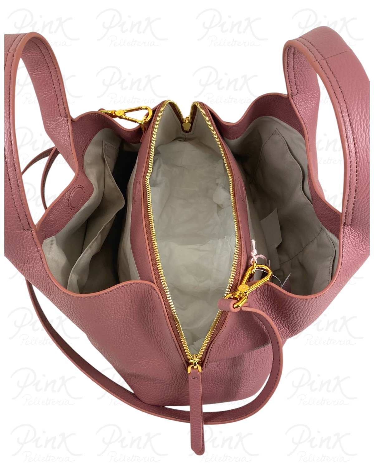 COCCINELLE Nell Borsa 2 Manici M. c/Tracolla E1VOF180101 P55 Winter Rose - immagine 3