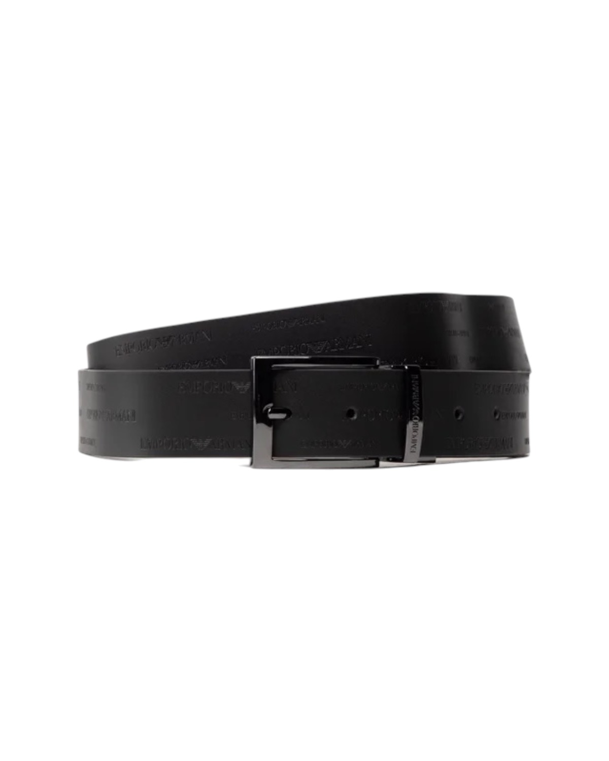EMPORIO ARMANI Man Leo Tongue Belt Y4S426-YTU5J-88044 Nero