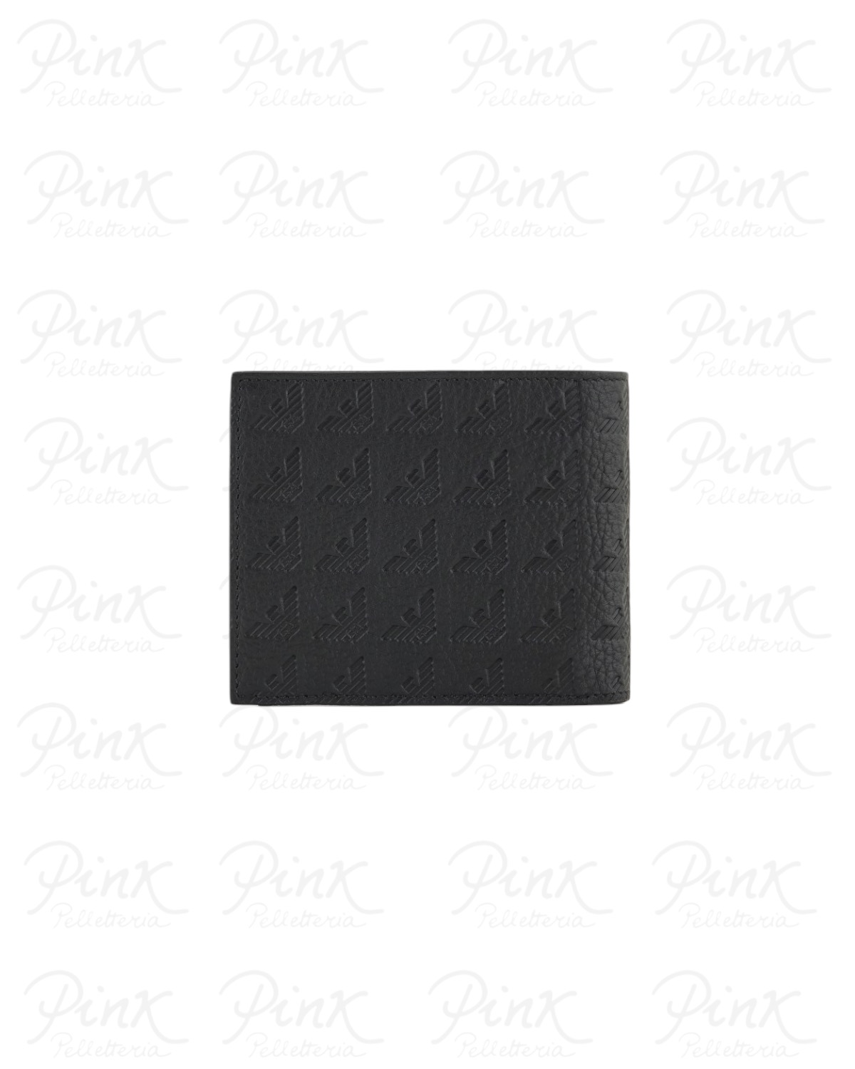 EMPORIO ARMANI Man Minorca Portafoglio Logato EM001741-AF14774-UC001 Nero - immagine 3