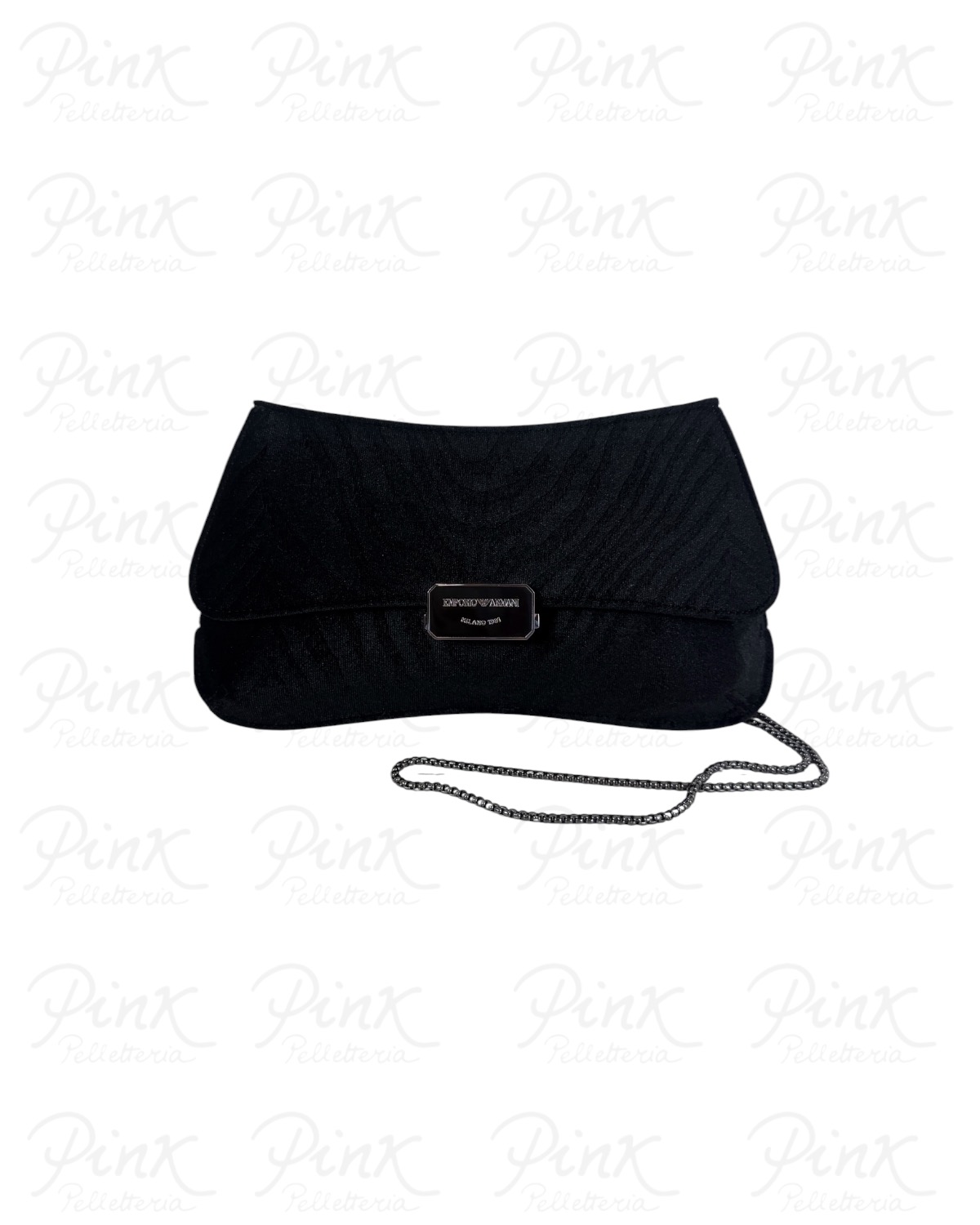 EMPORIO ARMANI Woman Cassandra Handbag Pochette EW001777-AF28100-UC001 Nero