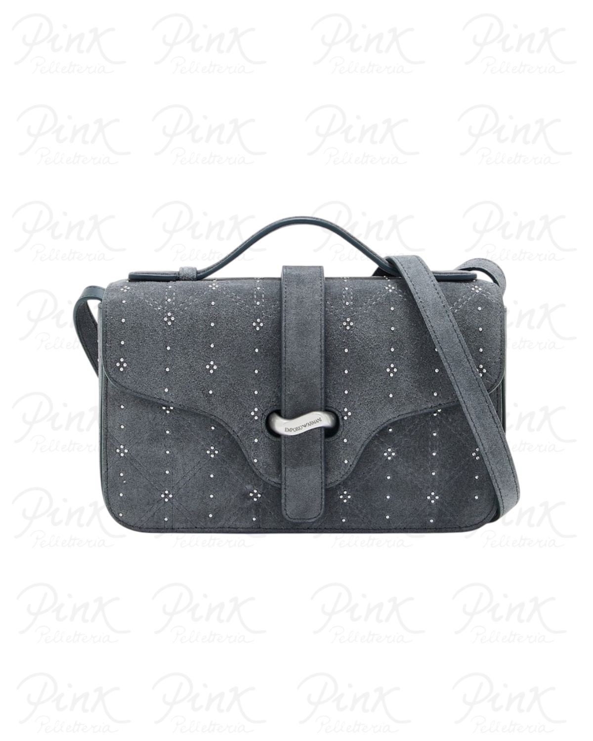 EMPORIO ARMANI Woman Costanza Top Handle Bag EW004419-AF29605-UB104 Grigio