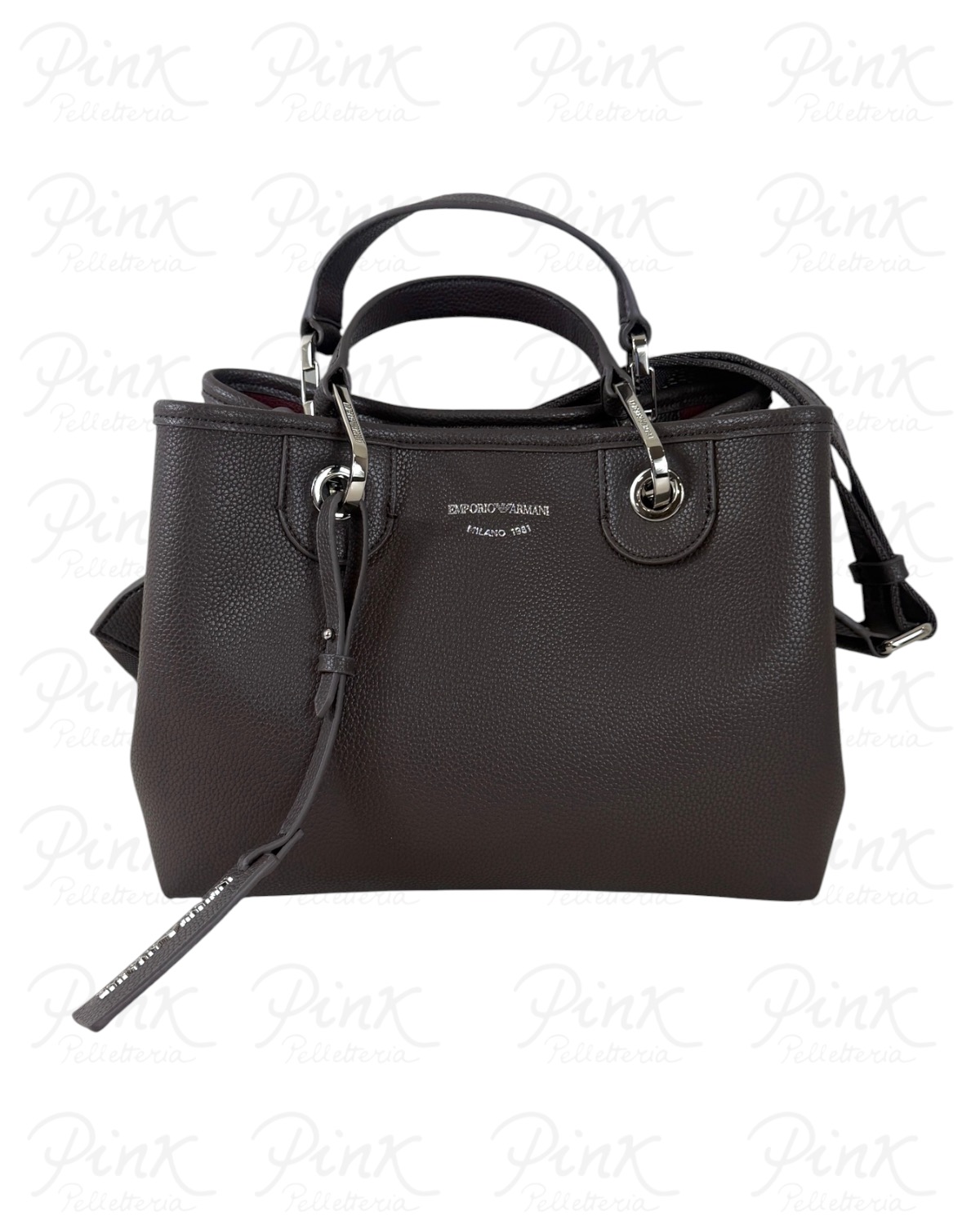 EMPORIO ARMANI Woman MyEA Shopping Bag S. EW000361-AF12036-M6458 Dark Smoke Foliage