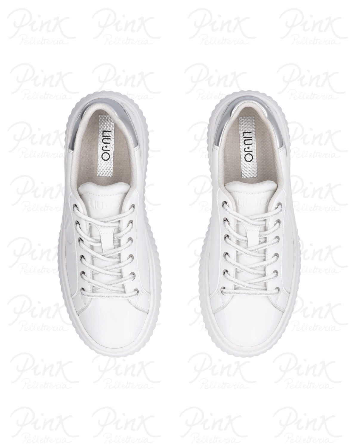 LIU JO Woman Elodie 01 Sneaker BF6059P010201111 White - immagine 4