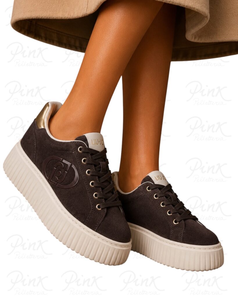 LIU JO Woman Elodie 01 Sneaker BF6059PX002S3365 Moka