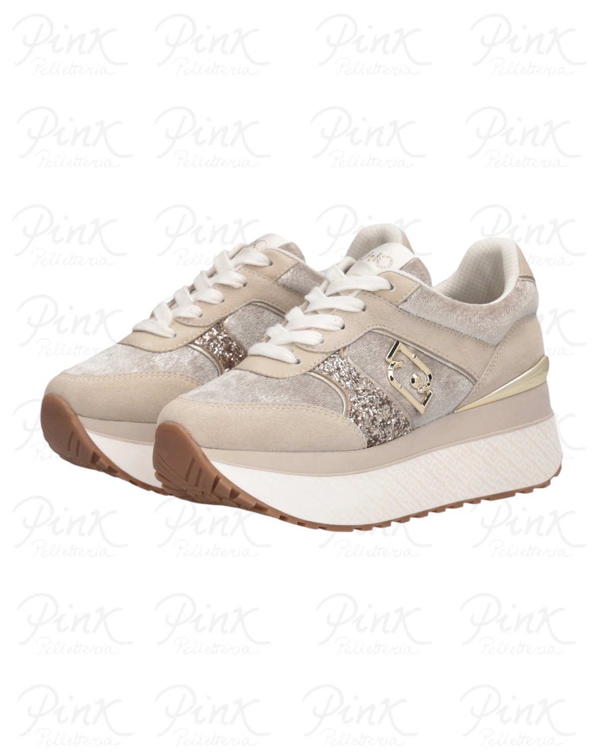 LIU JO Woman Maxi Wonder Plus 02 Sneaker BF6009PX066S3988 Milk/Rope - immagine 3