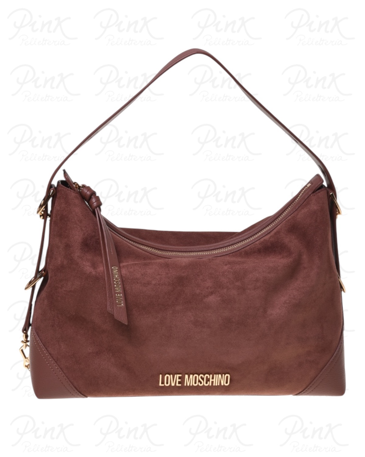 LOVE MOSCHINO Velour Sottospalla Grande JC4090PP1P-LD1-20A Cuoio/Cuoio