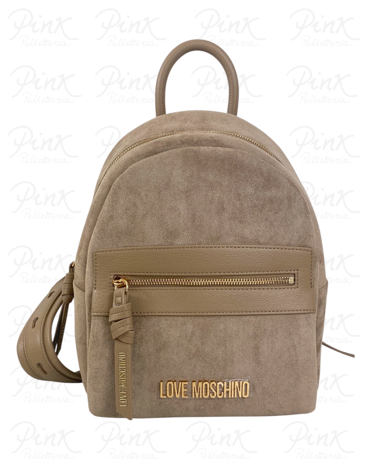 LOVE MOSCHINO Velour Zaino JC4093PP1P-LD1-10A Sabbia/Sabbia