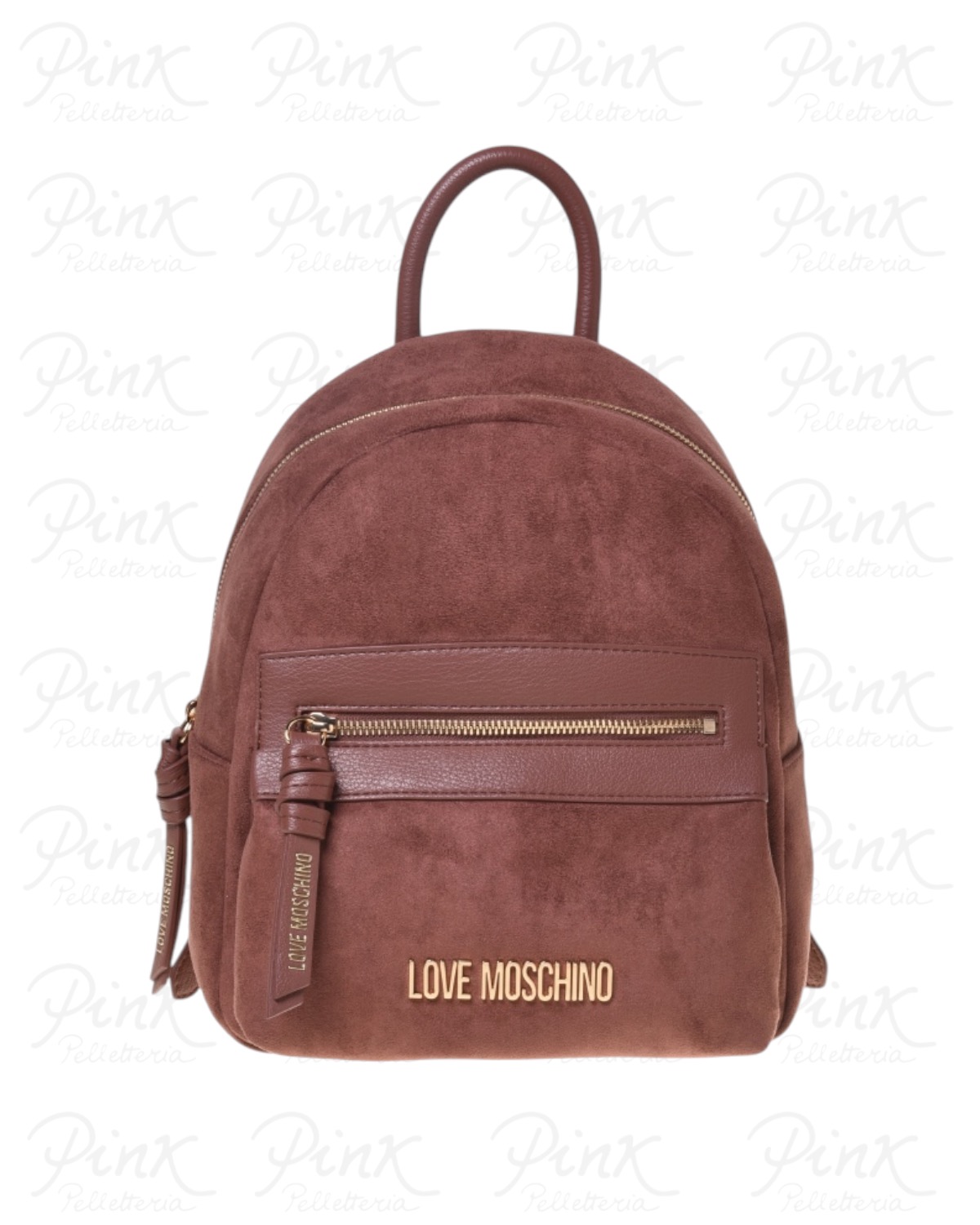LOVE MOSCHINO Velour Zaino JC4093PP1P-LD1-20A Cuoio/Cuoio