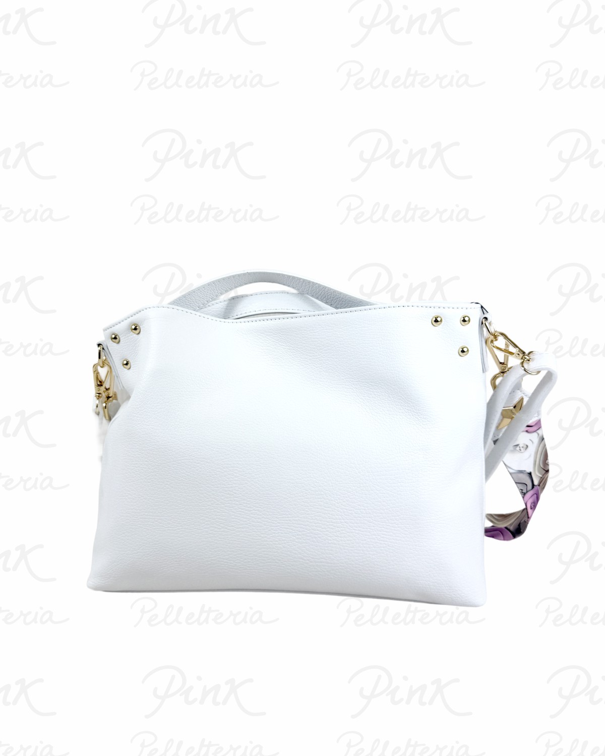 MBRC Obona Borsa 2 Manici Media H073 Bianco
