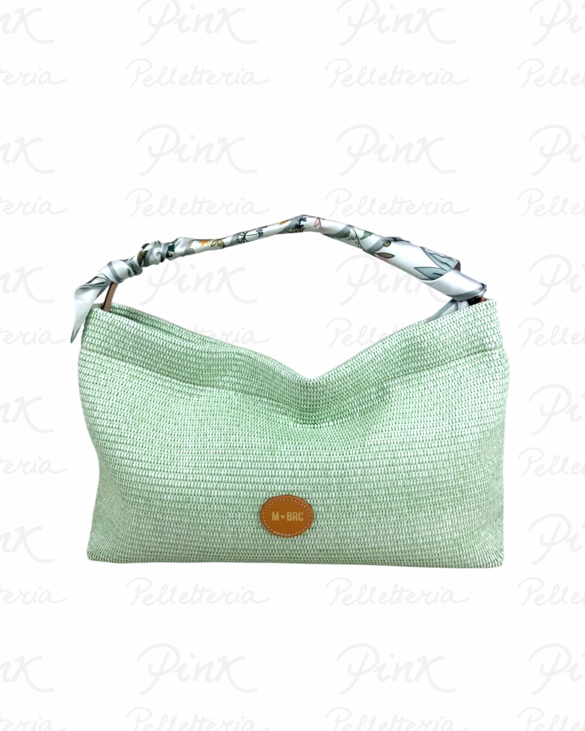 MBRC Papillon Sacca Grande Rafia H299 Acqua