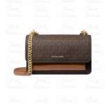 MICHAEL KORS Claire Lg Shoulder 30R5GC7L3B252 Brown/Acorn