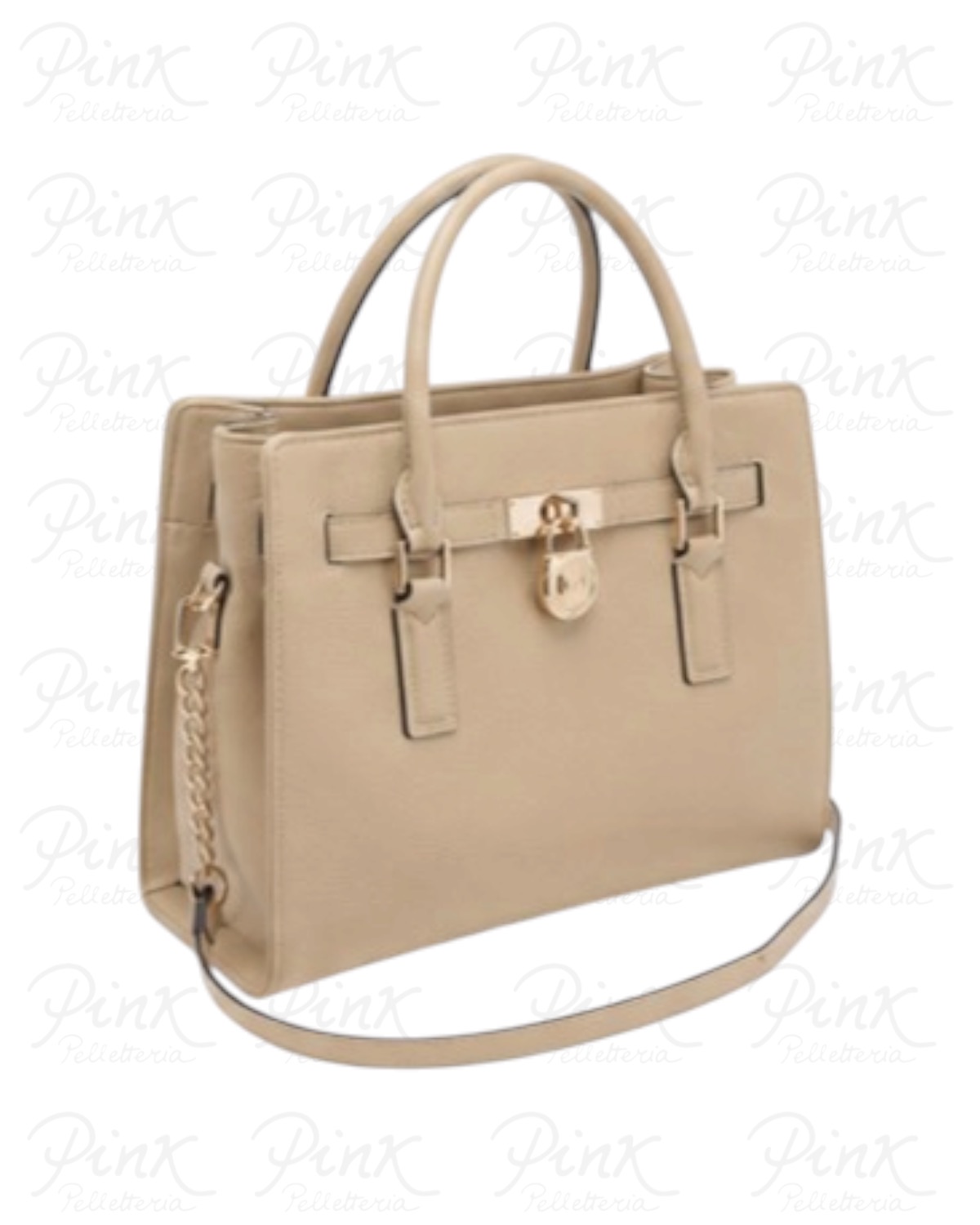 MICHAEL KORS Hamilton Moderne Sm Satchel 30T6GNXS1L156 Khaki - immagine 3