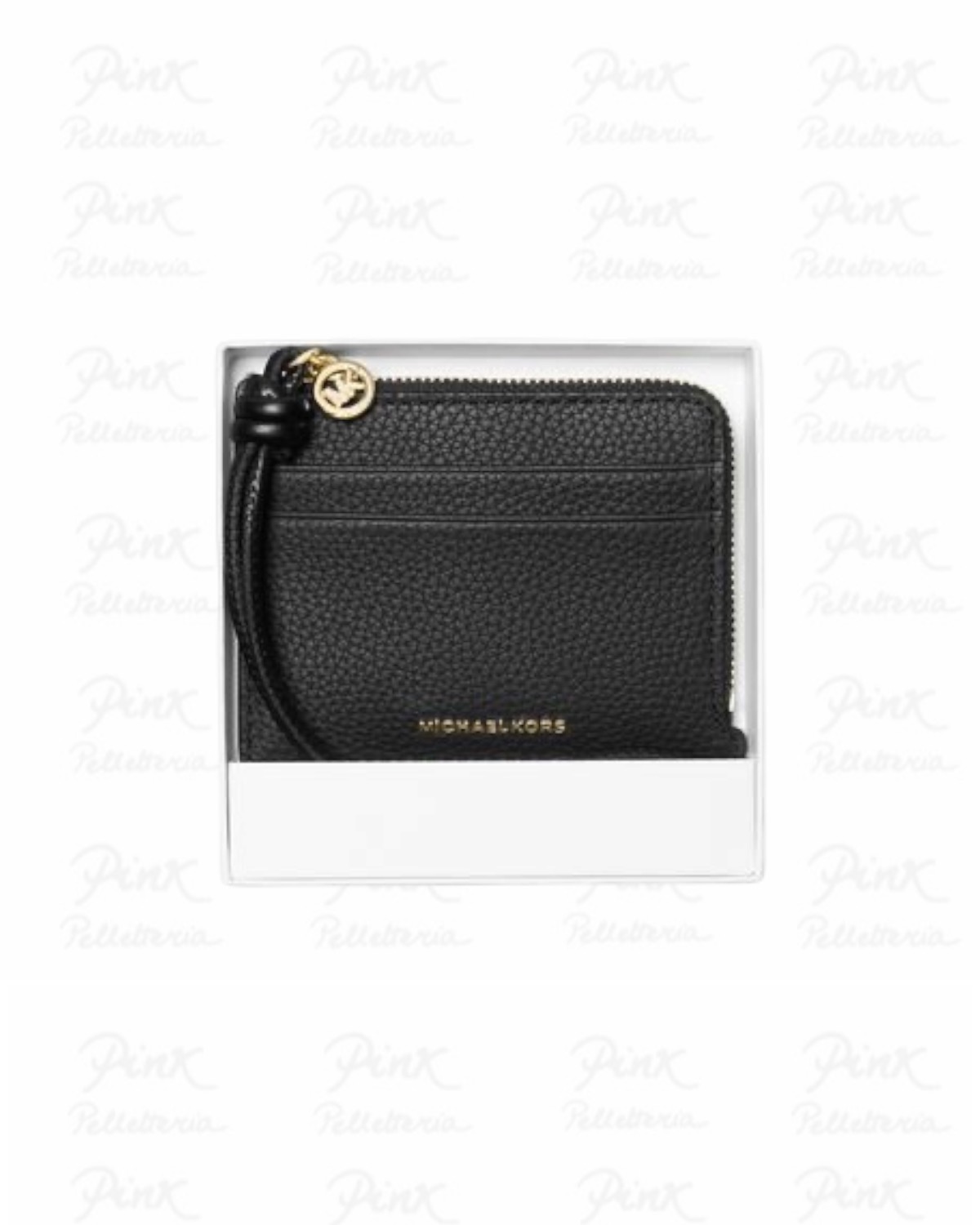 MICHAEL KORS Jet Set Sm Card Case Wristlet 32S6GJ6W1L001 Black - immagine 3