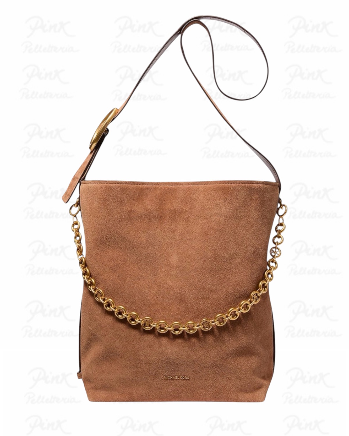 MICHAEL KORS Nolita Lg Bucket Shoulder W/Chain 30T6AUEM8S230 Luggage