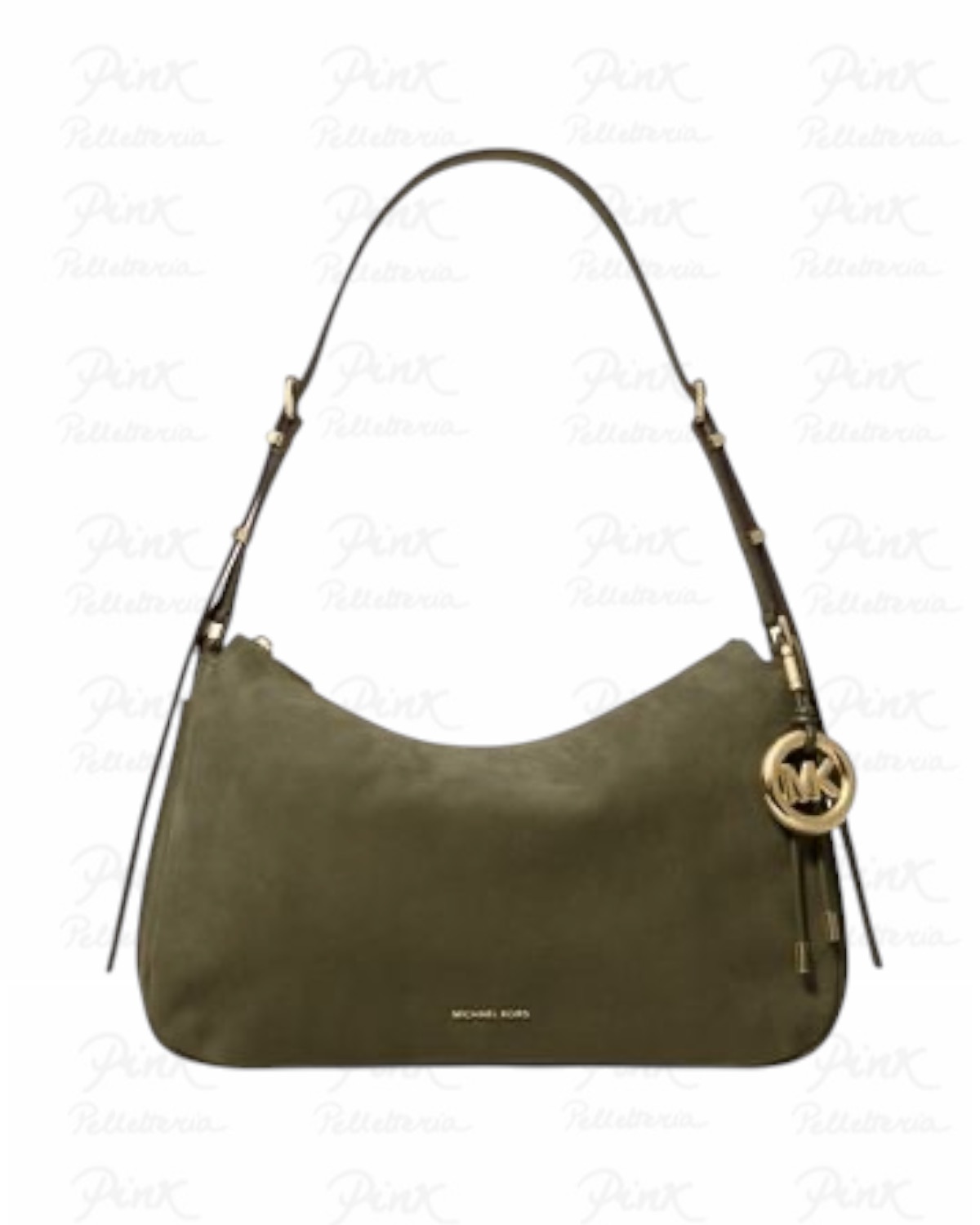 MICHAEL KORS Nolita Md Tz Conv Shoulder 30F5GY5M2L282 Loden