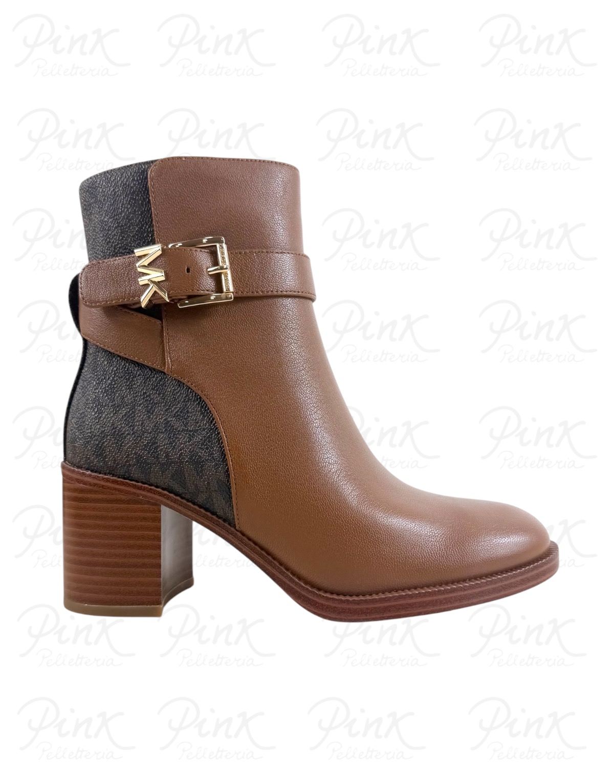 MICHAEL KORS Rachel Heeled Bootie 40T6RCME6L227 Brown/Luggage