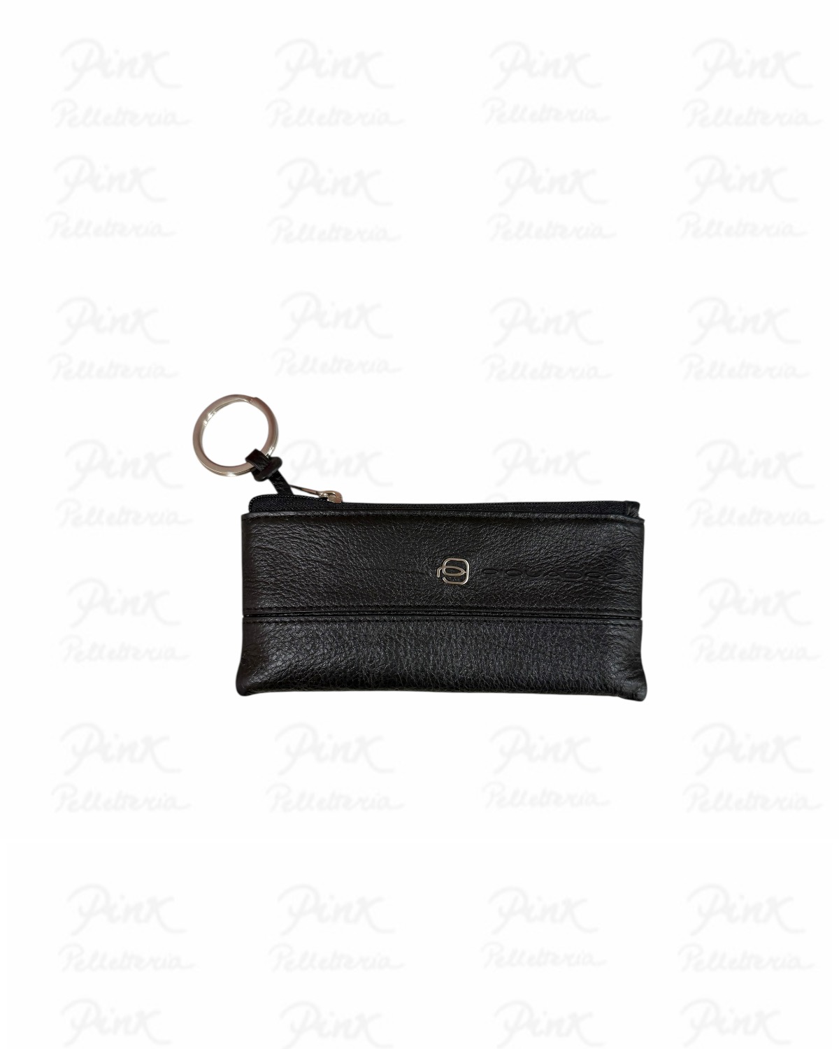 PIQUADRO Astuccio Portachiavi in Pelle PC1514VI/N Nero