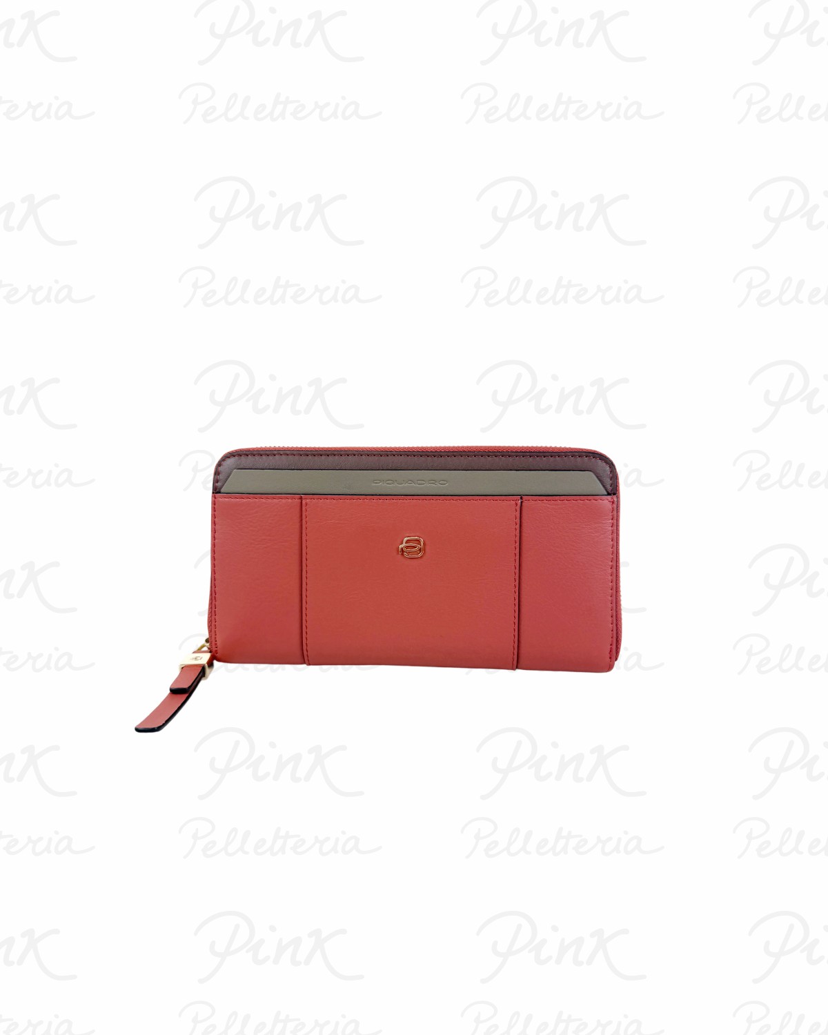 PIQUADRO Portafoglio Donna in Pelle PD1515W92RARTM ArancioTesta di Moro